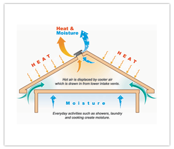 Suppress Heat Build Up and Battle Moisture - Solar Star Roof Ventilation 