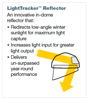 light tracker reflector Solatube Skylights