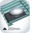 250mm skylight dome