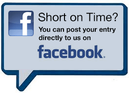 Post your competition entry to our facebook page