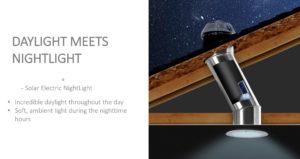 Solatube skylight meets night light