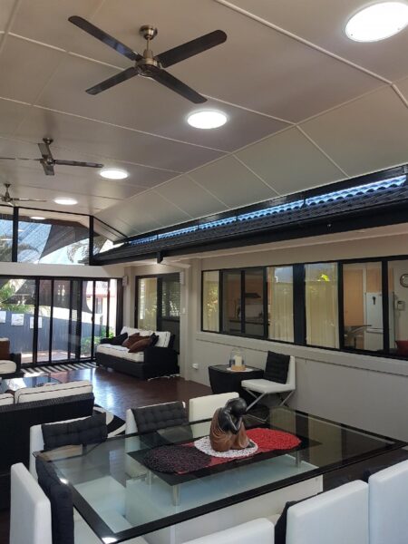 Solatube 290DS skylight installed in a living room