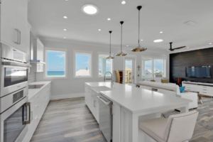 Solatube skylight installed in a coastal kitchen
