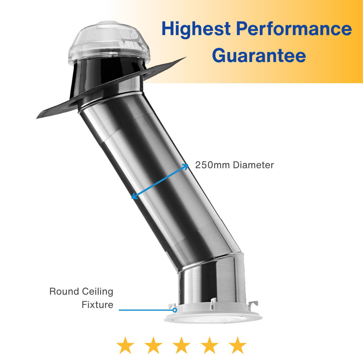 Brighten Up 250mm Tubular Skylight (160DS)