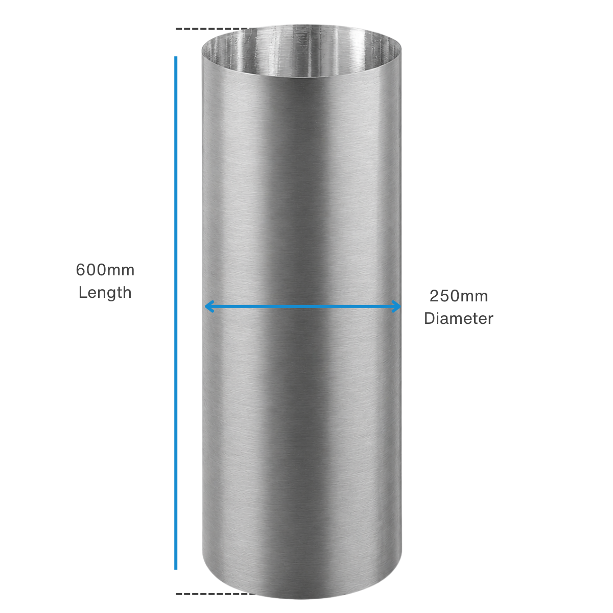 600mm Heavenly Performance Straight Tube (250mm) - Image 2