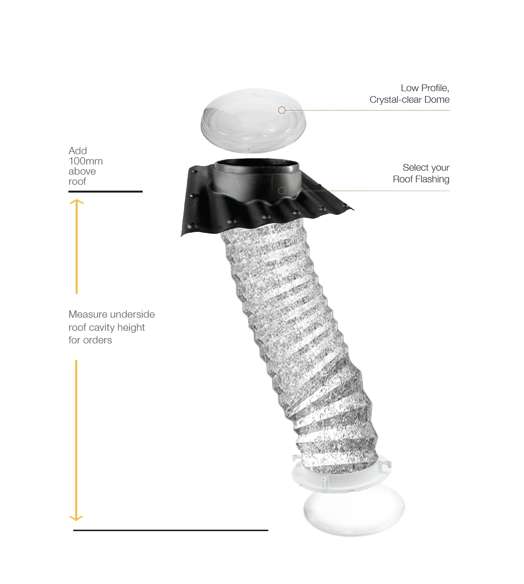 Econotube - 250mm/(2m of flex duct)